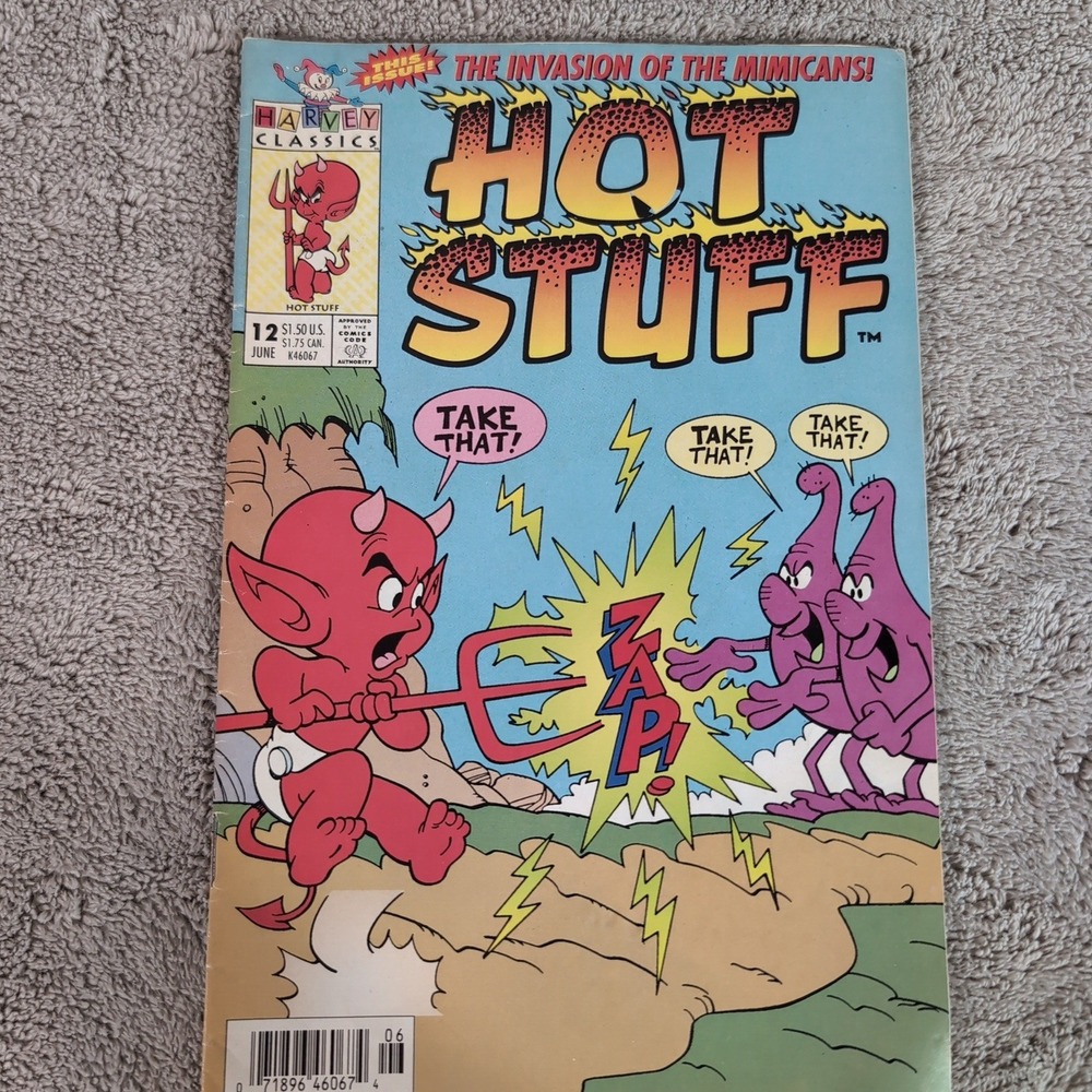 Hot Stuff Classics 12 Harvey Comics June 1994 The Little Devil Vintage Comic